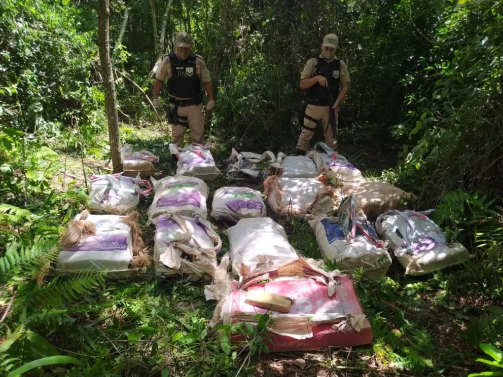Prefectura incautó un cargamento de marihuana en Puerto Rico