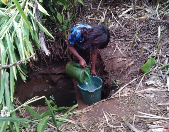 Fracrán: los efectos de la sequía se hacen notar en la comunidad mbya Pai Martínez