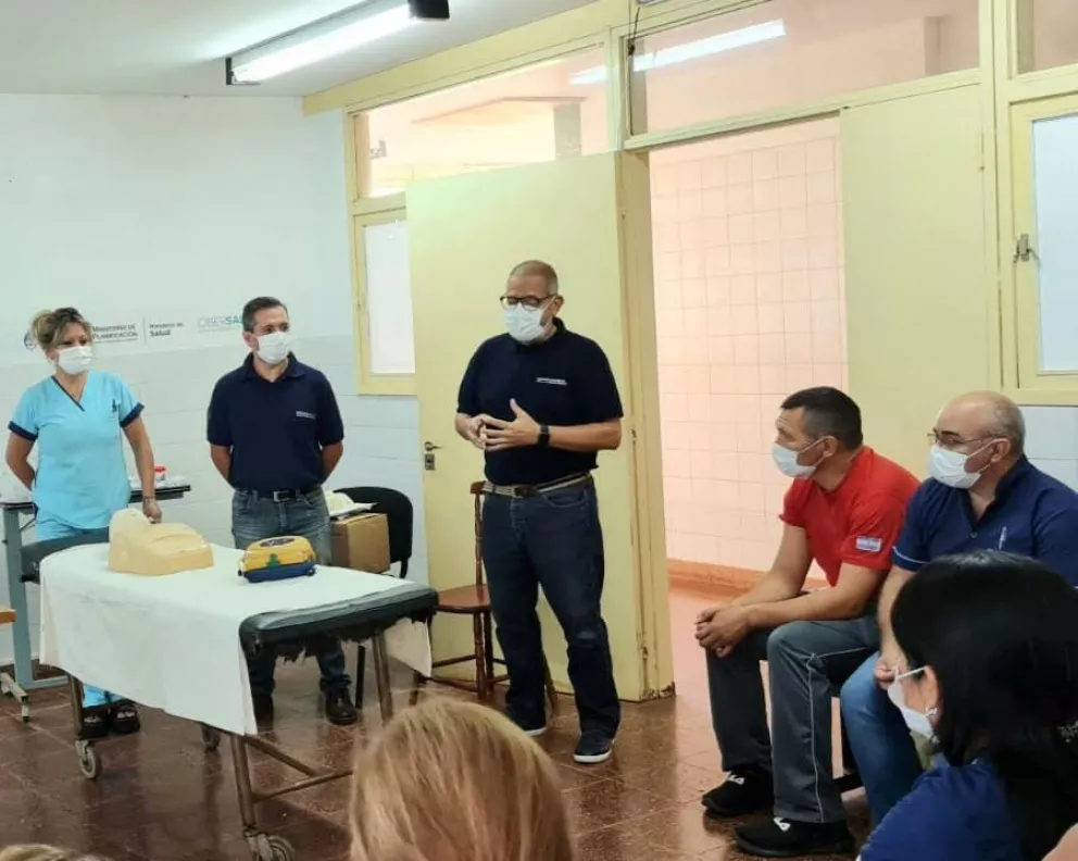 San Pedro: capacitaron a profesionales de la salud en RCP y politraumatismo 