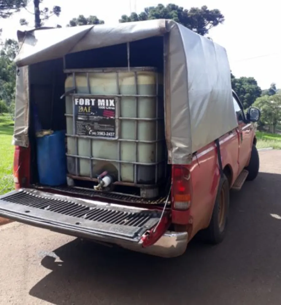 Trasladaba más de mil litros de gaseoil de forma irregular en una camioneta en el límite con Brasil