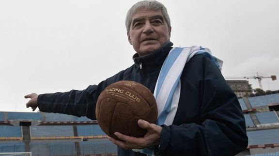 Murió "Chango" Cárdenas, el autor del gol más importante en la historia de Racing