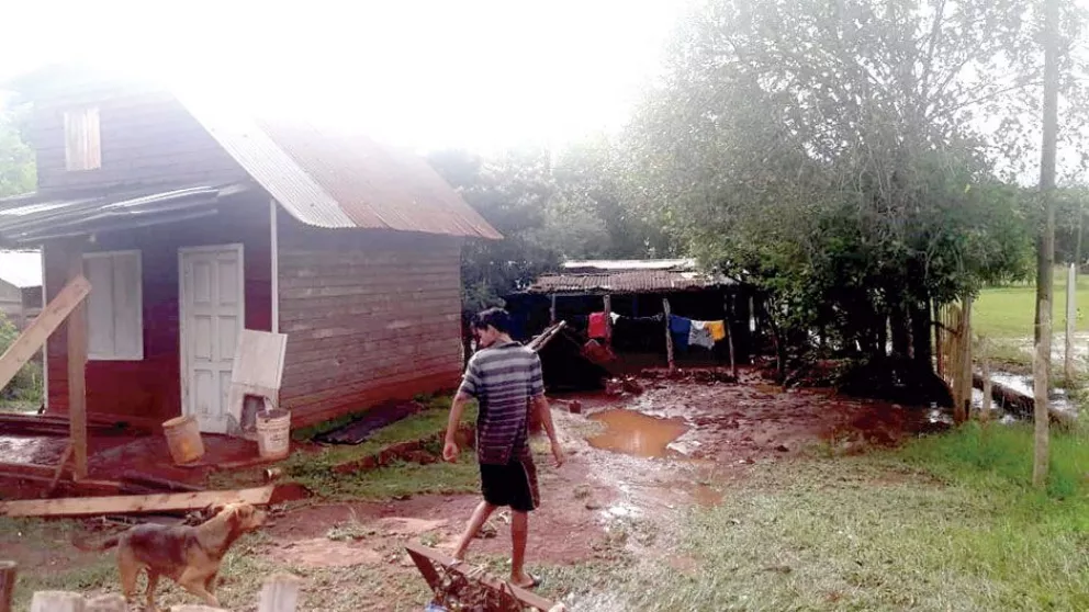 Clima en Misiones: llovió intensamente y comunas sufrieron inundaciones
