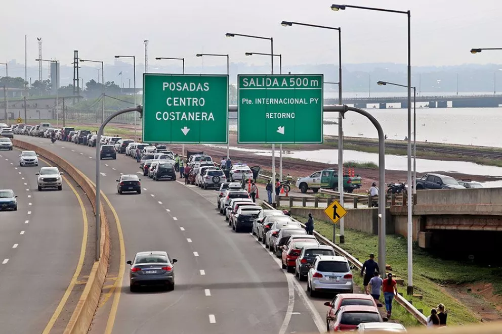 Prevén recrudecimiento de las filas y más demoras para pasar al Paraguay