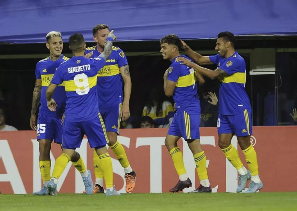 Doblete de Benedetto y triunfo muy necesario de Boca por Copa Libertadores 