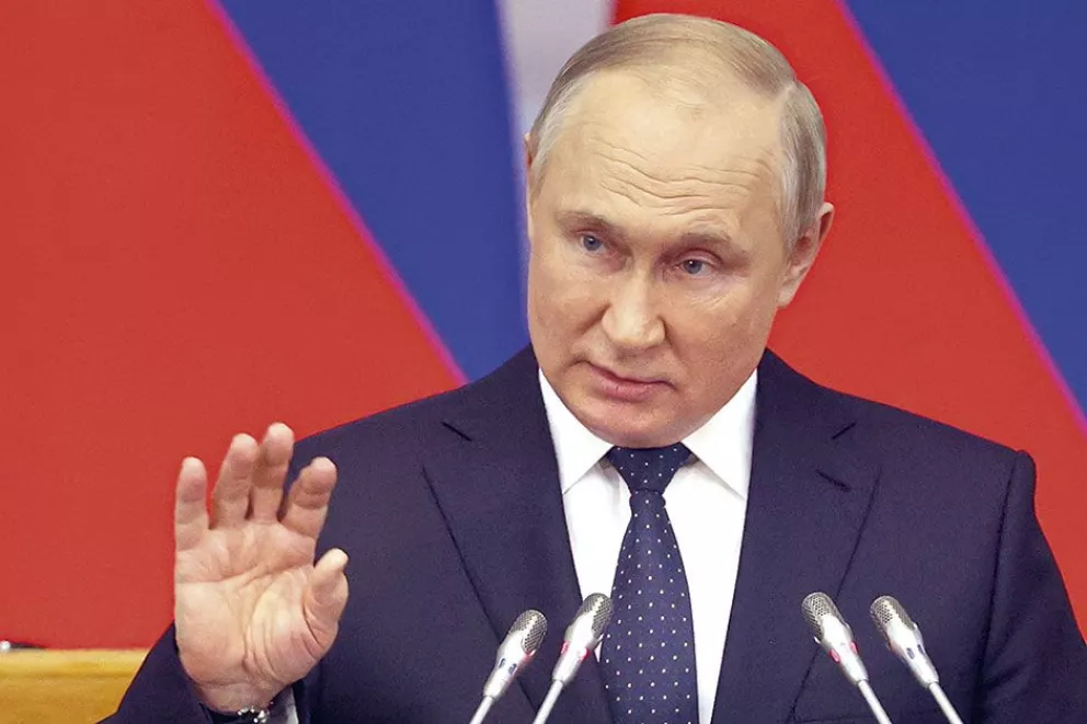 Putin amenazó a Occidente con un ataque relámpago y fulminante