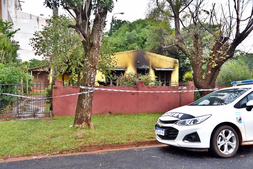 Falleció una mujer al incendiarse su casa en Posadas