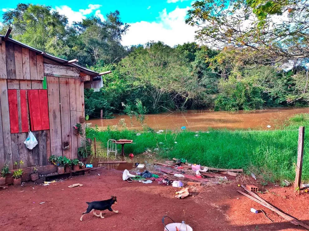 Evacuaciones y servicios de balsas suspendidos por la crecida del río Uruguay