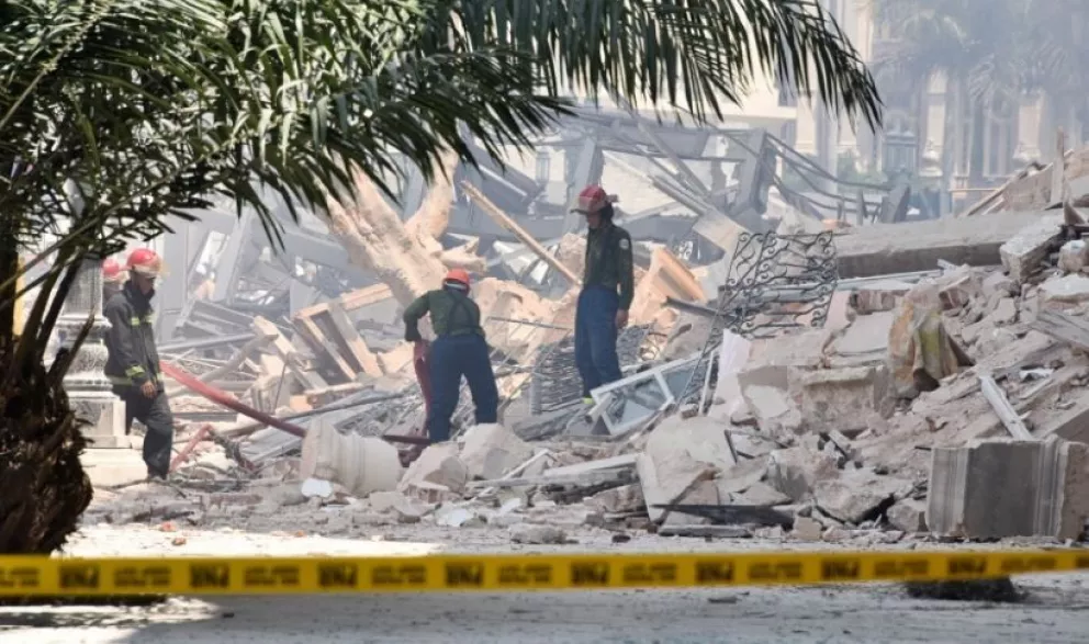 Explosión en un hotel en La Habana: al menos 22 muertos
